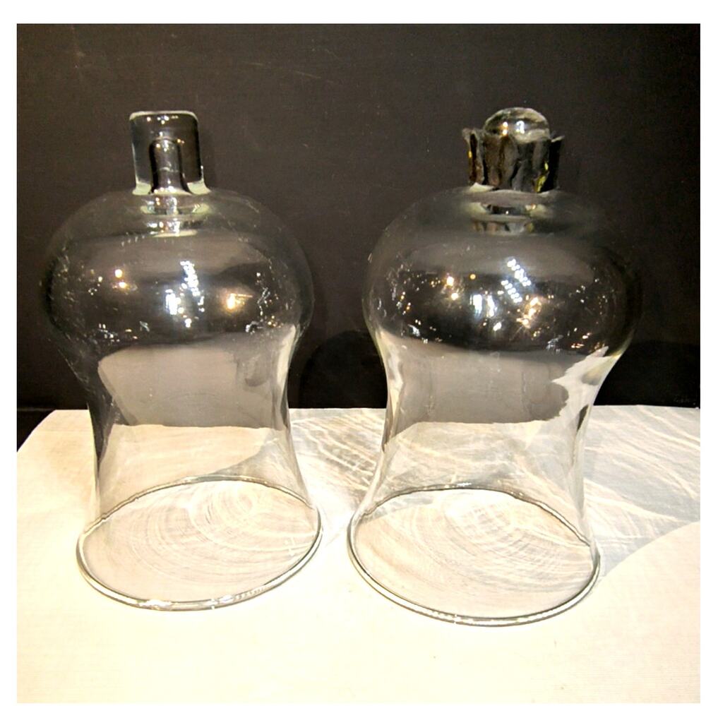 1444.  Clear Peg Candle Holder Hour Glass Globes